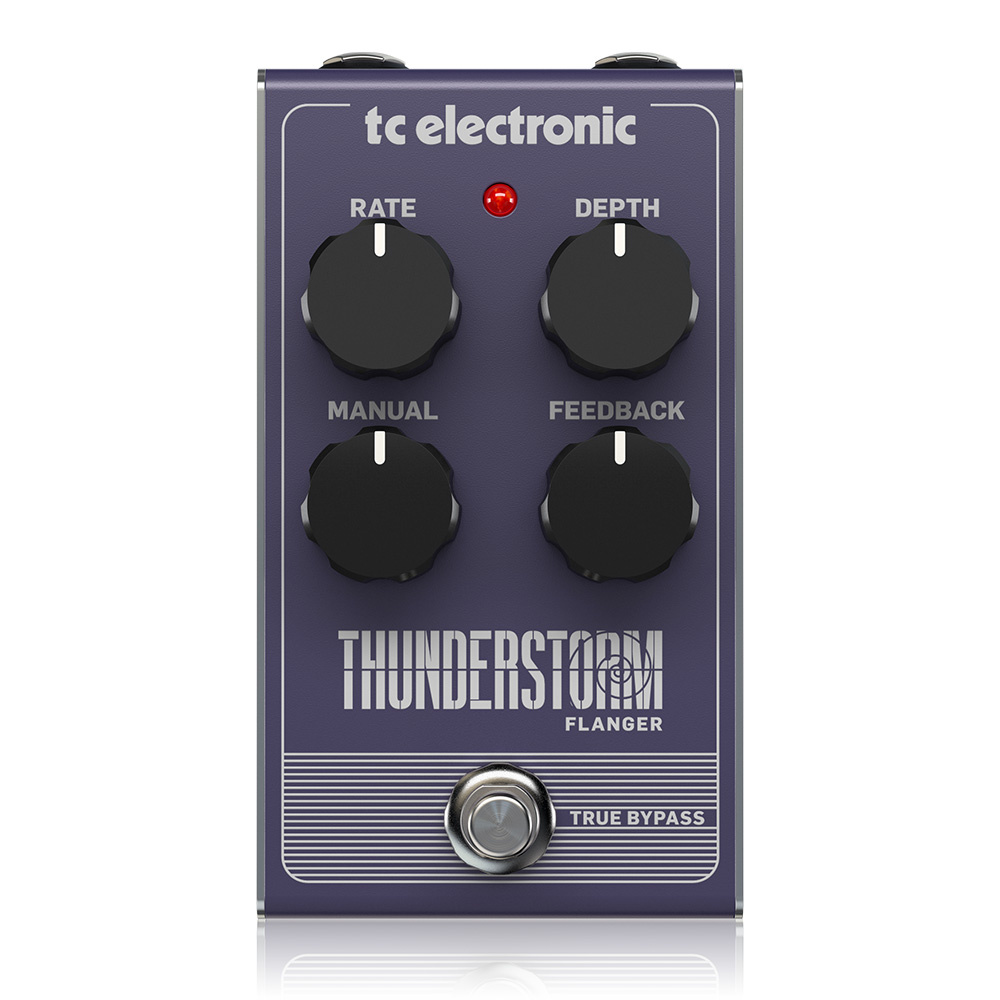 TC Electronic THUNDERSTORM FLANGER Vintage-Style Flanger Pedal